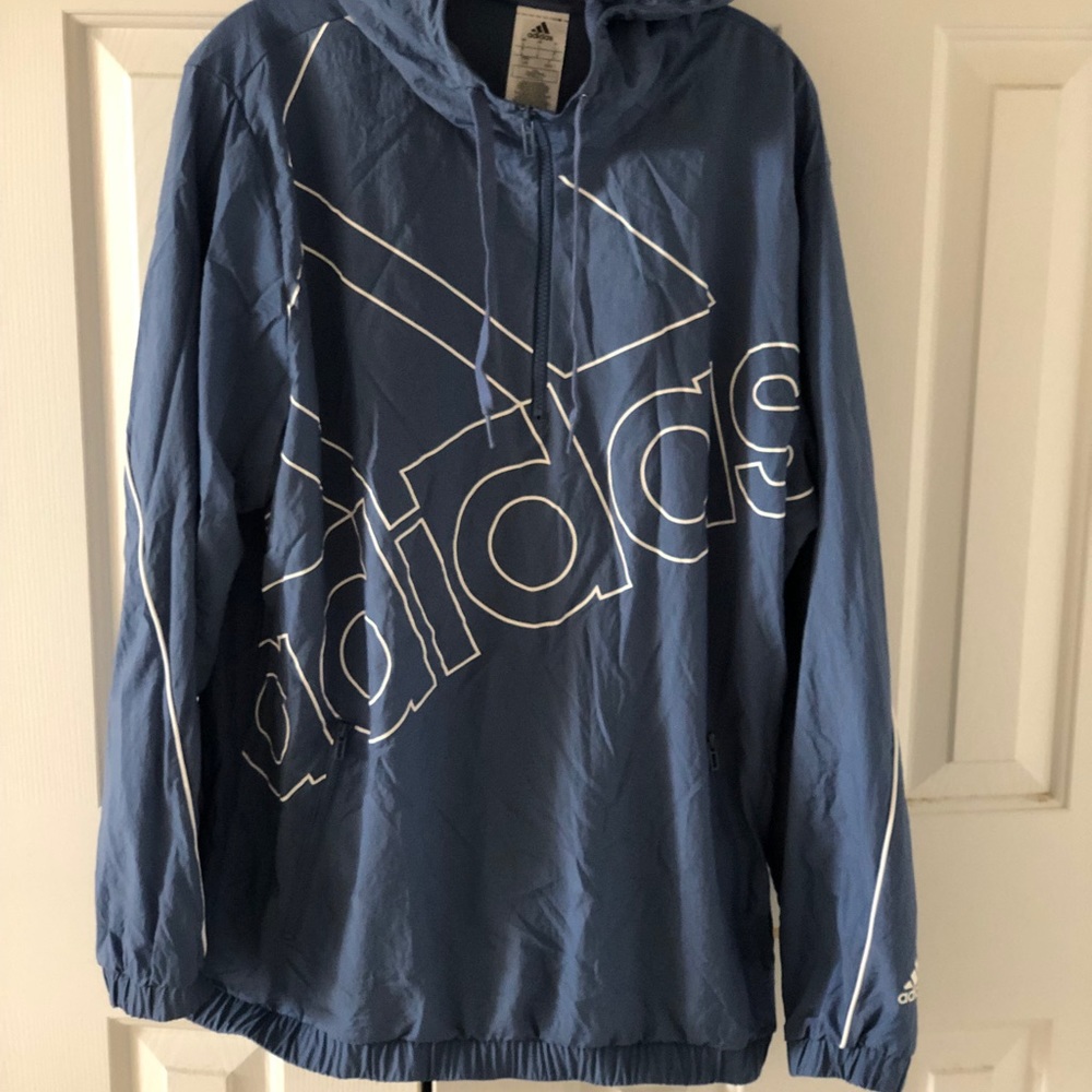 Adidas Windbreaker Pullover Jacket - image 4